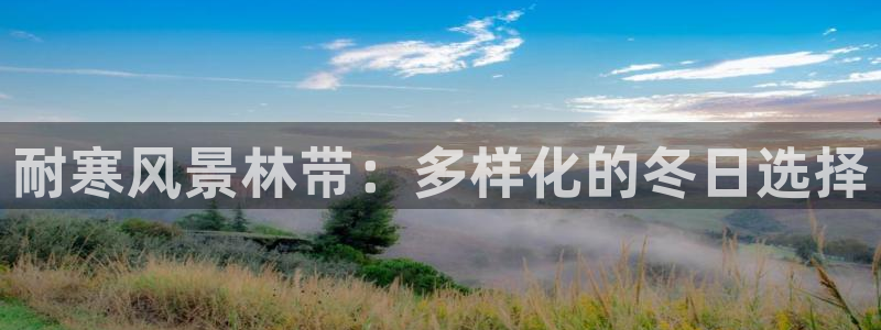 新宝gg代理：耐寒风景林带：多样化的冬日选择